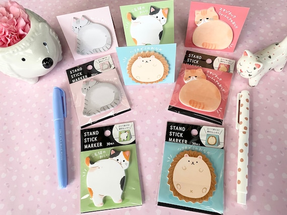 MIND WAVE Japan Manul Cat Sticky Notes Kawaii Cat Sticky Notes