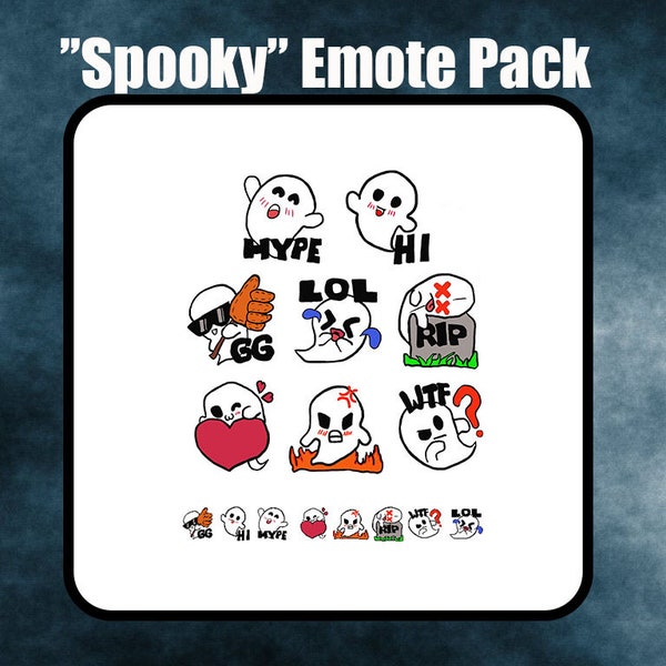 Spooky Ghost Emote Pack