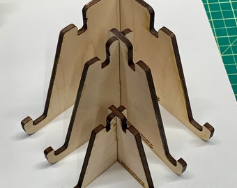 Low-Profile-Aufsteller-Set: Laserschnitt-Dateien (Digitaler Download - SVG, PDF)