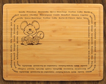 Digital Design - Käse der Welt #1 13x10 - Vektor | Glowforge | Laser | Schneidebrett | Charcuterie | Käsebrett