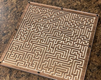 Mission Impossible 2 Maze Challenge Game - Glowforge - Laser Datei - svg, pdf - 26 cm x 26 cm (Digitaler Download)