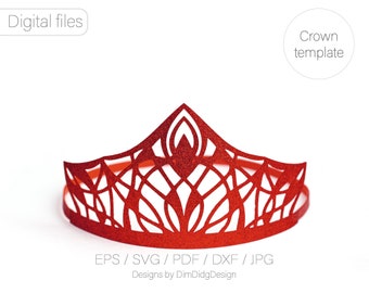 Free Free 123 Template 3D Crown Svg SVG PNG EPS DXF File