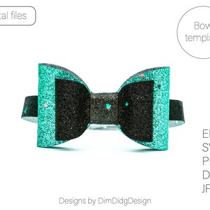 Bow tie SVG template Boys bow tie pattern Baby boy svg Faux leather Bow tie svg Diy Bow tie Pdf Svg files for Cricut cut files Bow Svg image 9