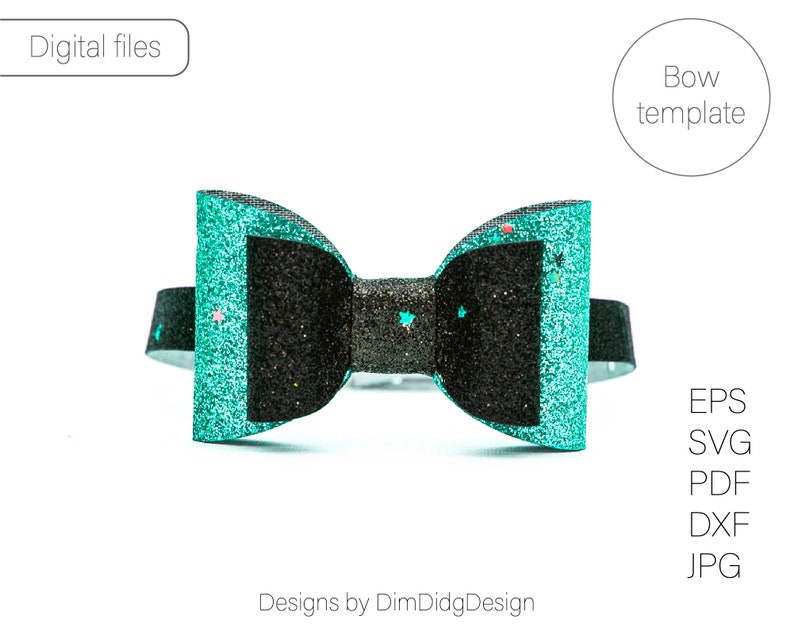 Bow tie SVG template Boys bow tie pattern Baby boy svg Faux leather Bow tie svg Diy Bow tie Pdf Svg files for Cricut cut files Bow Svg imagem 9