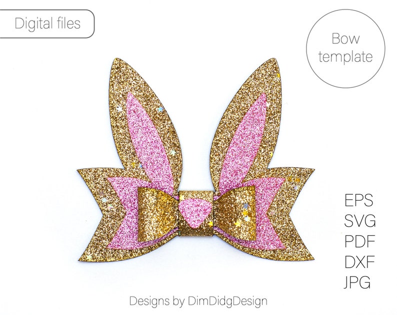 Free Free Bunny Hair Bow Svg 595 SVG PNG EPS DXF File