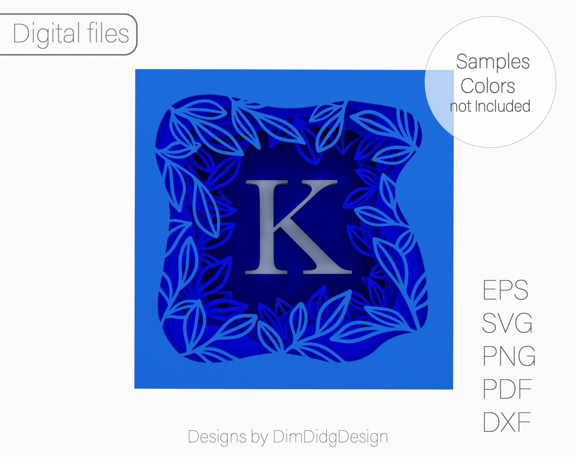 Shadow box svg files for cricut Letter svg Personalized gifts | Etsy