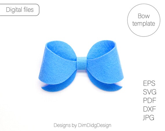 Pinch Bow Svg Pinch Bow Template Hair Bow Svg Hairbow PDF - Etsy