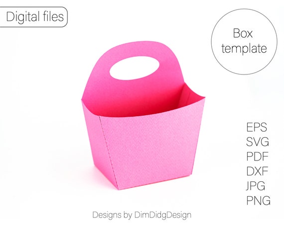 French Fry Box Svg Fry Box Template SVG Gift Box Svg Digital - Etsy Canada