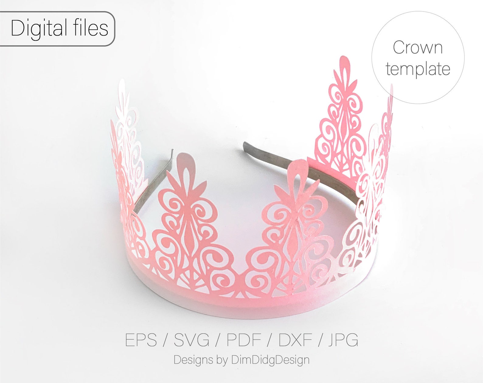 Birthday crown svg cricut Tiara svg Princess crown svg | Etsy