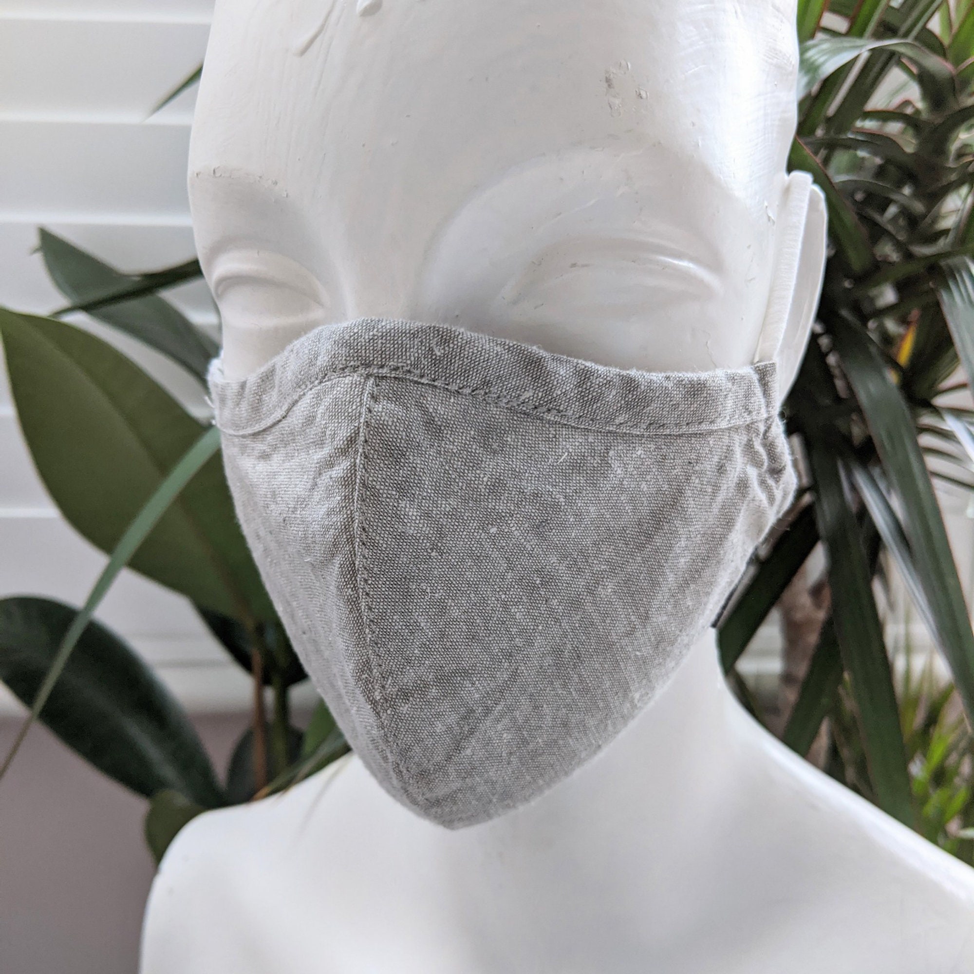 Hemp Face Mask UK Filter Pocket 2 Layer Breathable and Etsy Singapore