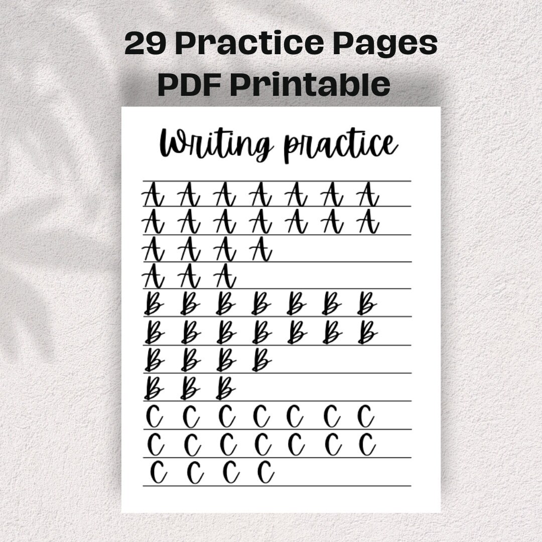 Apricot Writing Practice Worksheet - Etsy