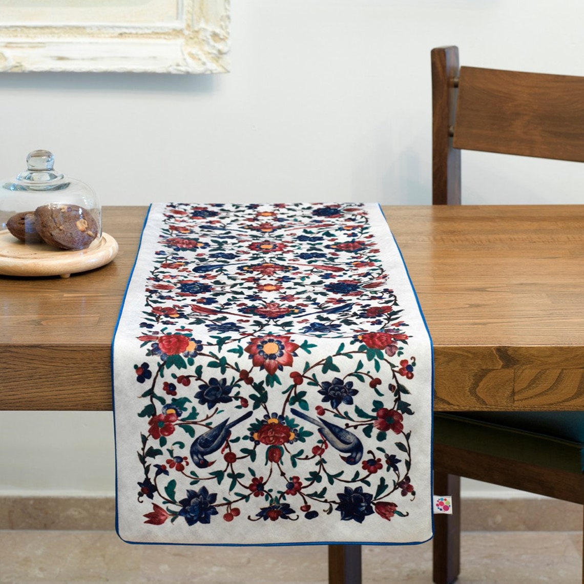 Decorative Table Runner Middle Eastern Design Persian Art Etsy