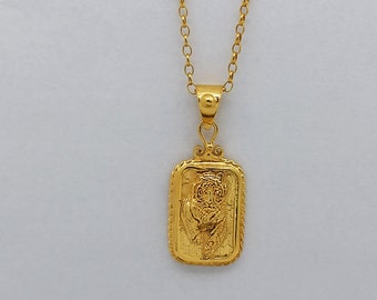 24k Gold Necklace - Etsy