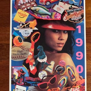 Vintage 1990 Tower Records Calendar poster