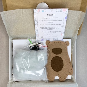 Felt Teddy Bear Sewing Kit For Kids image 5