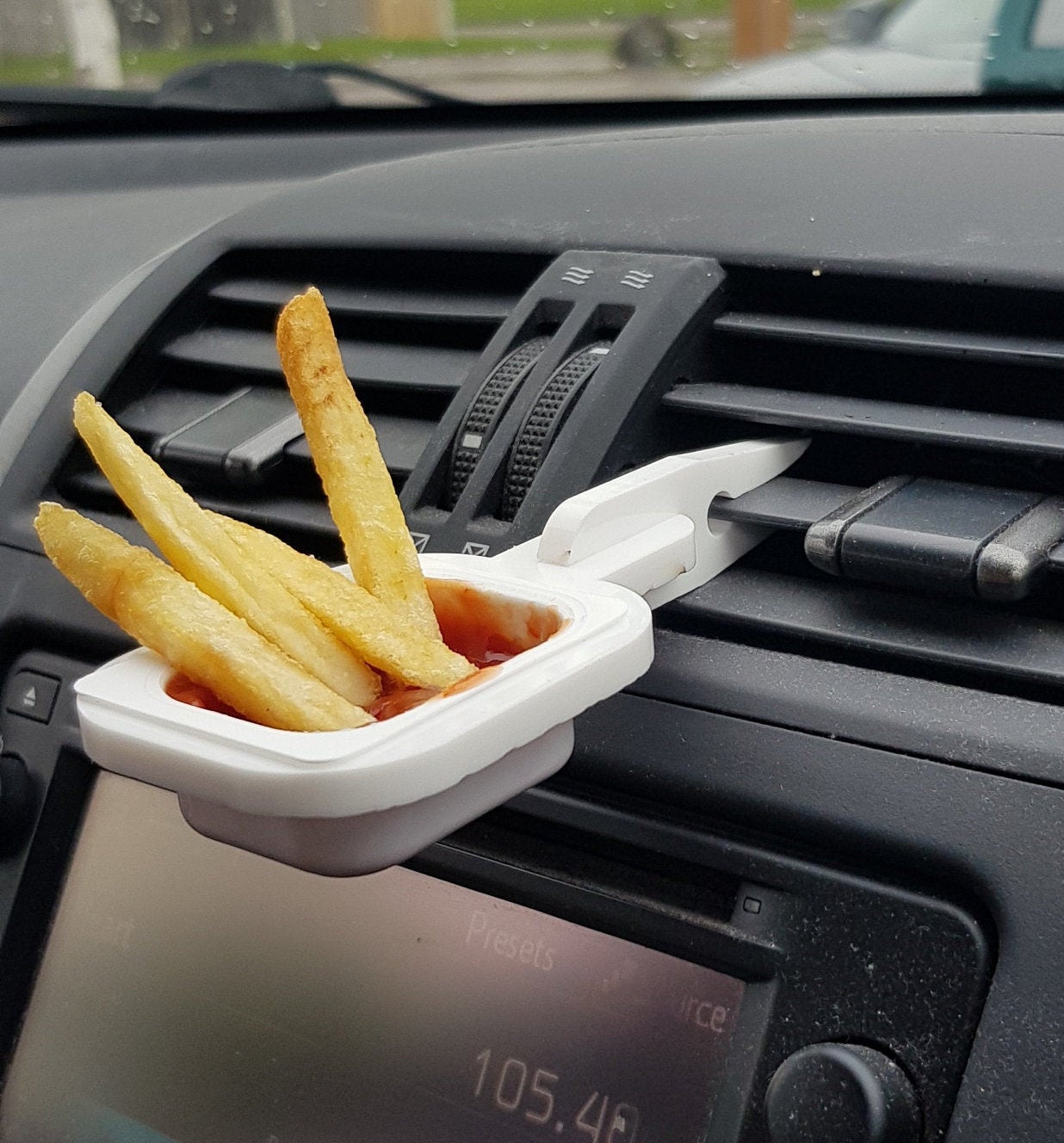 Buy Twin in Car Sauce Holder Double Mcdonalds Dip Holder Double