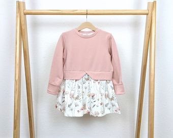 Cropped Sweater mit Schößchen und Mitwachsbündchen
