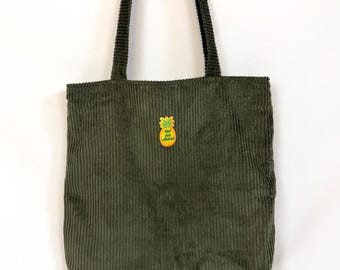 Statement-Cordbeutel zum Wenden