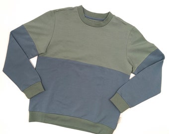 Colour Blocking Sweater für Teens aus Bio-Stoffen