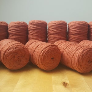 5 mm Macrame Cord,Soft Cotton Yarn,Bonnie Craft Cord,Best Yarn for Macrame,Single Twist Cotton String,Diy Macrame,Cotton Rope for Macrame