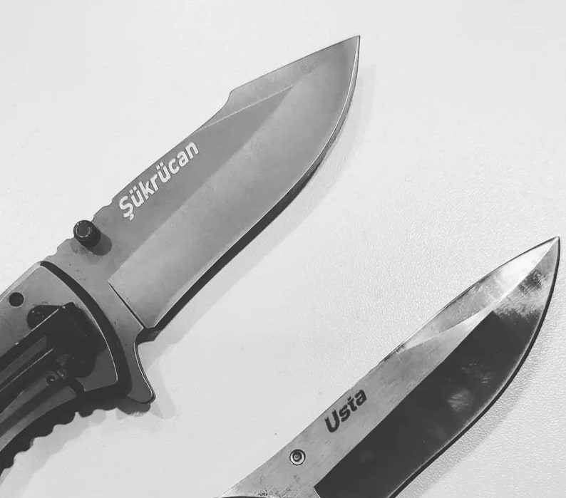 Deer Horn Handle 4116 Steel Handmade Folding Knife Gift for Him Personalized Knife Engraved Knife Christmas Gifts Groomsmen Knives image 9