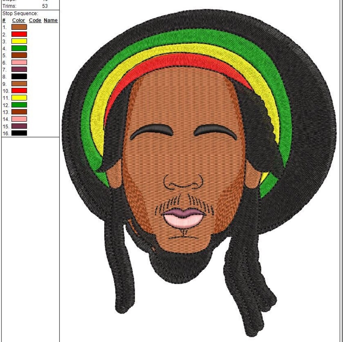 Custom Embroidery Digitizing Custom Embroidery Pattern Etsy