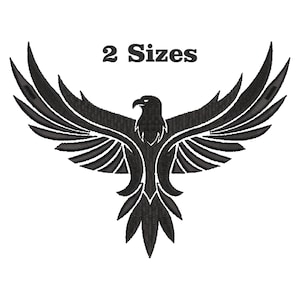 Falcon Eagle Machine Embroidery Design 2 Sizes, Eagle Silhouette Embroidery designs , Eagle Embroidery File, Machine Embroidery File