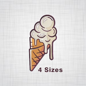 Stickdatei Eiscreme, Stickdatei Eis, Eiscreme Stickdatei, Schmelzeis Stickdatei, Stickdatei Eiscreme, Stickdatei Pes