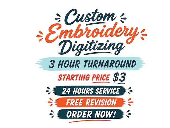 Custom Embroidery Digitizing, Logo Digitizing, Embroidery Digitizing Service, Image Digitizing Embroidery, Custom Digitize
