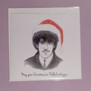 Phil Lynott Christmas Card