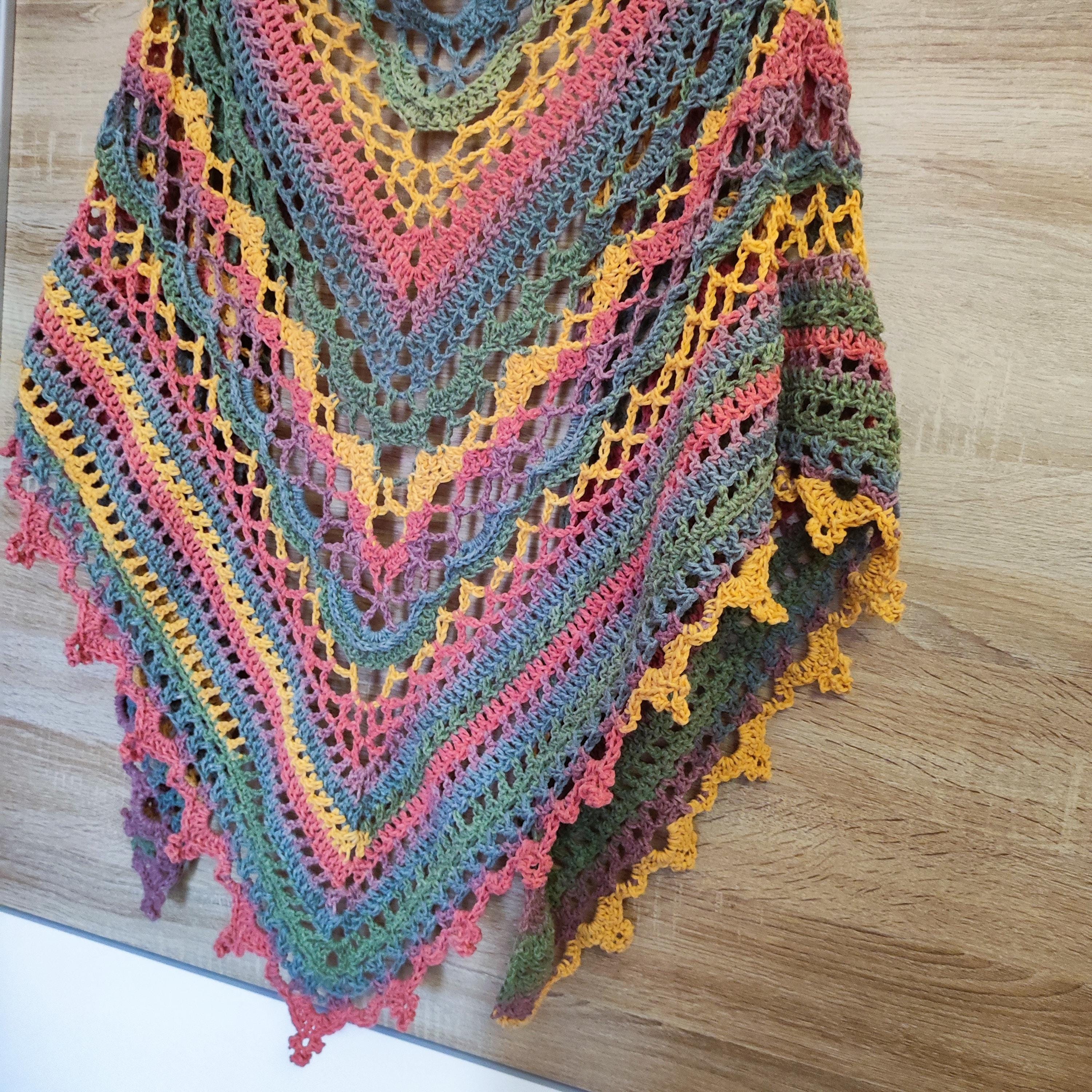 13 Crochet Diagram Patterns with Shawls, Doilies, and Mandalas 2 Crochet Shawl Pattern Forest Bohemia