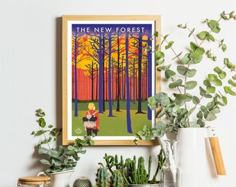 The New Forest Art Print *DIGITAL DOWNLOAD*