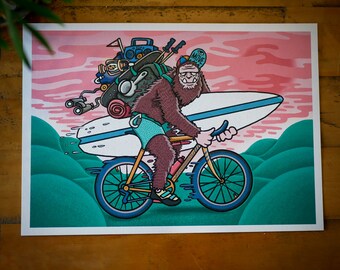 Big Foot - Art Print (A4)