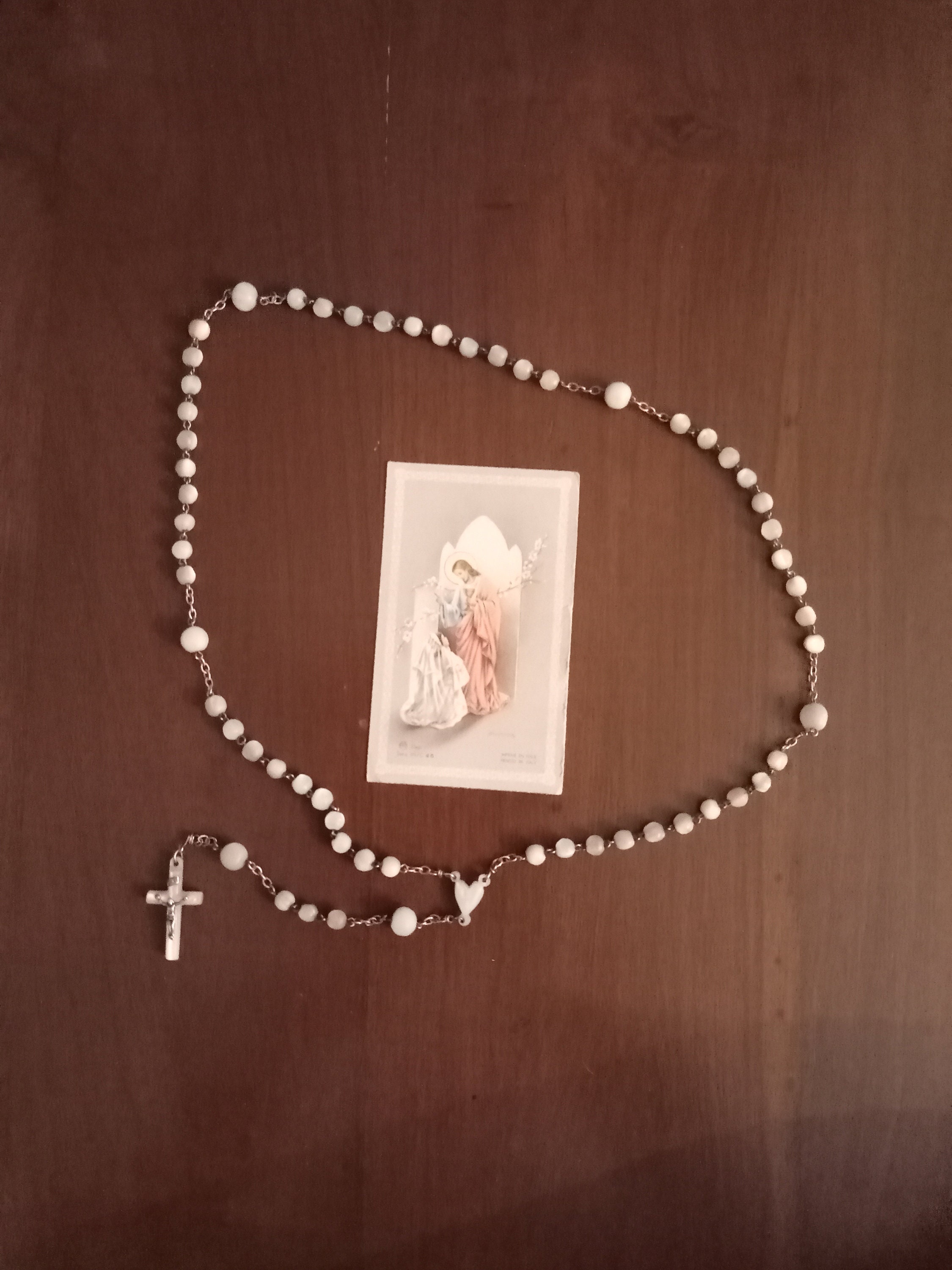 Chapelet Ancien en Nacre, Rosaire de Nacre