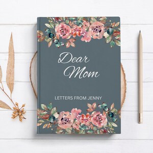 Querida mamá: Cartas de Jenny Journal Gift for Women // Cuaderno de tapa dura. Diario rayado. Regalo para mamá.