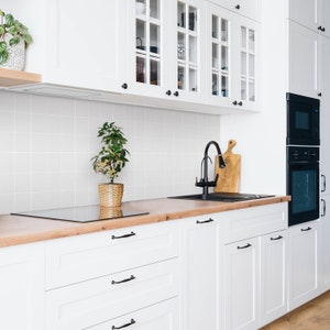 Classic Tiles Panel Sticker, Peel and Stick Panels, Solid color Panel Sticker, Gray Decal Decoration, Floor Panel Sticker