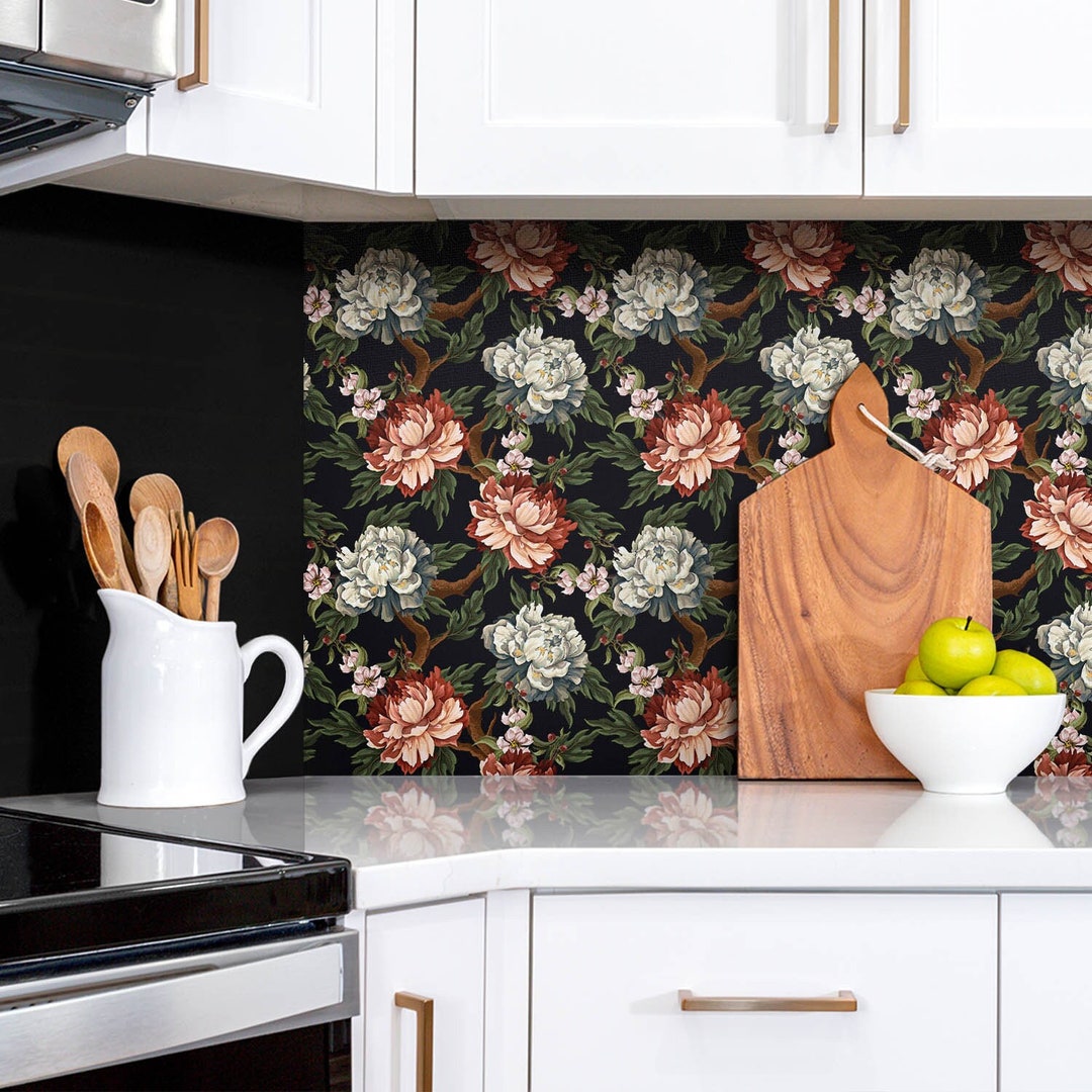Sticker Decorative Panel Colorful Flowers Panel Sticker, Self Adhesive Panels, Flowers Panel ...