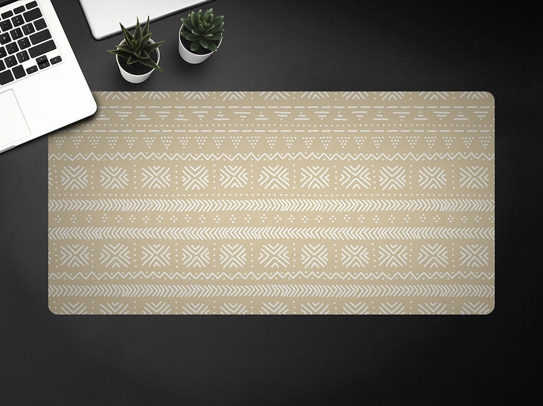 Pattern Regular Yellow Shape Desk Mat, Personalized Office, Convenience ...