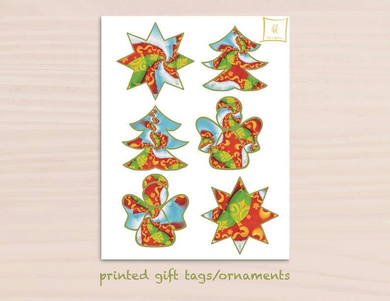 Printable Christmas Gift Tags Printable Christmas Ornaments | Etsy