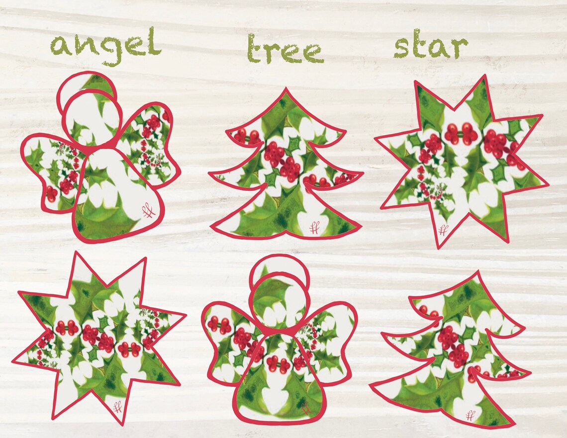 Printable Christmas Gift Tags Printable Christmas Ornaments | Etsy
