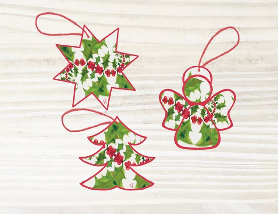 Printable Christmas Gift Tags Printable Christmas Ornaments | Etsy