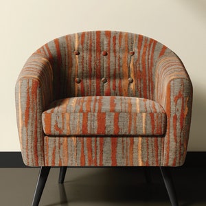 Striped Jacquard Upholstery Fabric by Yard – Durable, Soft Touch, High-End Quality for Sofa, Chair, Cushion and Home Decor Projects