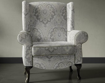 Modern Damask Upholstery Fabric, Elegant & Durable Furniture Textile, Furniture Upholstery, High Quality Classic Design, 6 Color Options