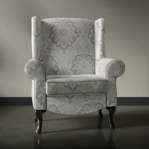 Modern Damask Upholstery Fabric, Elegant & Durable Furniture Textile, Furniture Upholstery, High Quality Classic Design, 6 Color Options