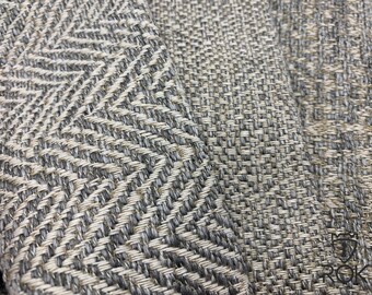 Tkanina obiciowa w jodełkę – Chevron Jacquard, nowoczesna tkanina teksturowana