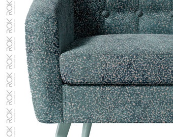 Modern Jacquard Velvet Upholstery Fabric, High-End Design by the Yard