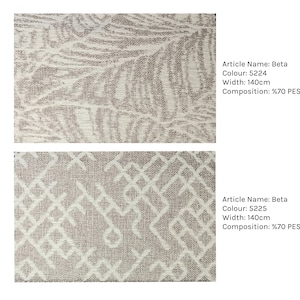 Geometric, Poly Cotton, Upholstery Fabric by the Yards for Sofa, Pillow, Drapery