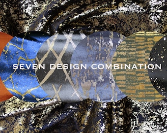 Gold Print Upholstery Velvet Fabric, Silver Print Upholstery Velvet Fabric, 84 colors option