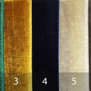 May include: Seven fabric swatches in different colors and textures. The swatches are labeled with numbers 1 through 7. The text "ROKiE-31" is at the top of the image.