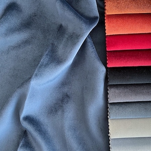 Furniture Covering Velvet, Soft Solid Upholstery Velvet by Yards, Home Decor Fabric, 38 Colors,